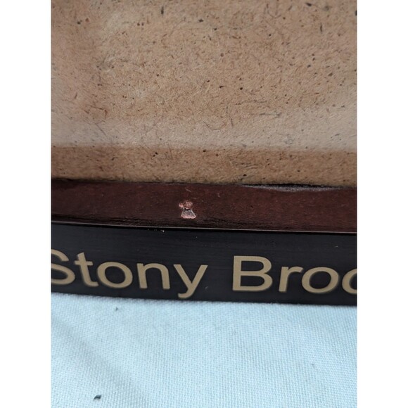 Stony Brook University Picture Frame 4x6 SUNY Alumni Gift Dark Wood Desk Decor - Picture 3 of 7